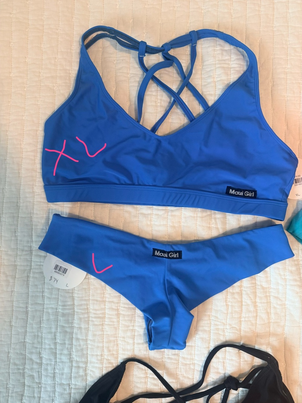 Maui Girl Swim bikini tops & bottoms
